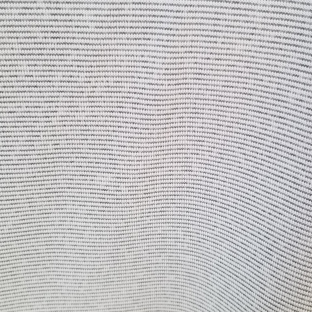 Fabletics Tee. Size Medium. Gray Black Stripes - image 3